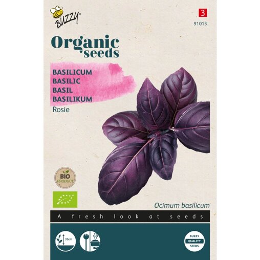 Buzzy ® Bio basilicum Rosie Voorzijde